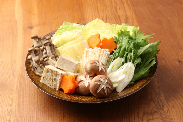 Shabu-shabu with Kyoto vegetables hot pot ingredients
